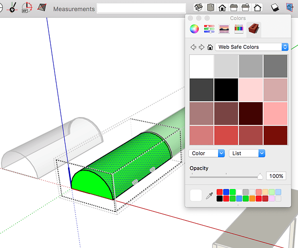 sketchup 2016 for mac constrain to green axis